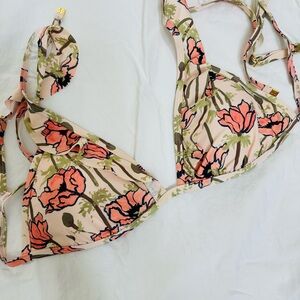 Tory Burch Floral Bikini - Pink and Green